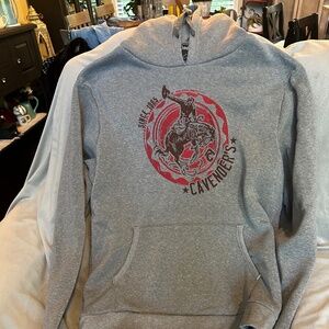 Women's Cavender's Boot Daddy Gray hoodie - Size XL